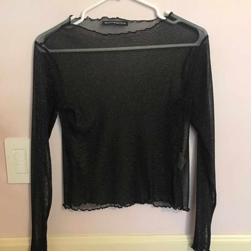 Brandy Melville see-through long sleeve